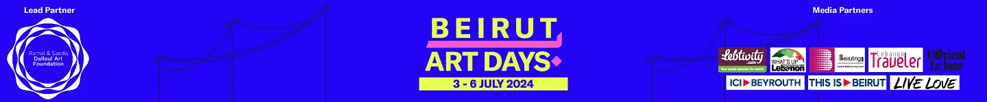 Beirut ART DAYS Exhibition BAnner