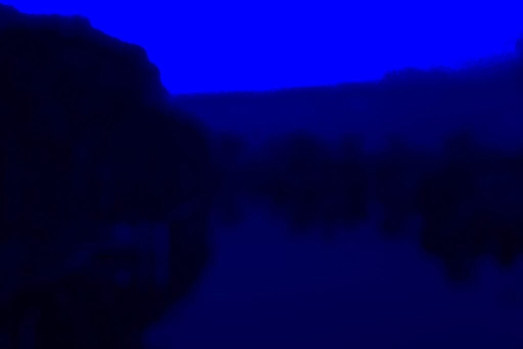 Photography art titled Bluescape6 created by the artist Alfred Lanz