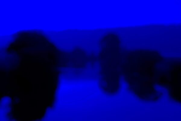 Photography art titled Bluescape7 created by the artist Alfred Lanz