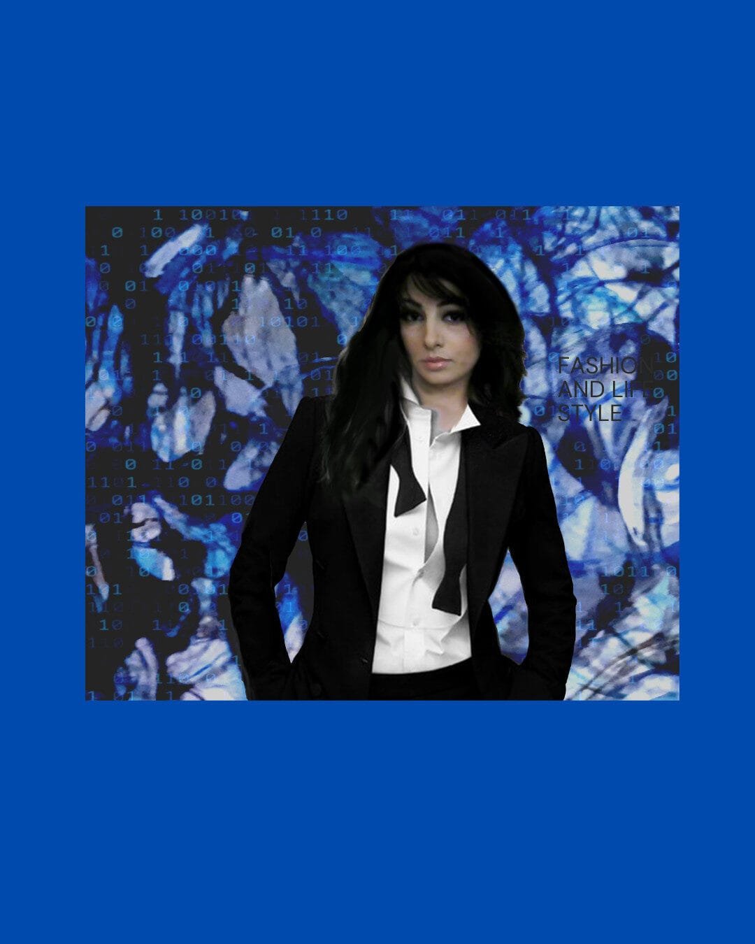 Zena Ghossoub self-portriat photomontage