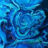 The-Universe-II-size-110-x-150cm-acrylic on canvas created by the artist Zena Ghossoub