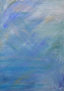 Artwork Information Series: State of Becoming; Title Becoming the Light Series note: Final work in the series Year: 2026 Medium: Acrylic on stretched canvas Dimensions: 50 × 100 cm Type: Original one-of-one artwork Year 2026 Signature: Hand-signed, front (lower right) and verso